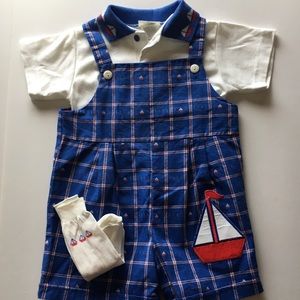 Michael James Nautical 3 piece Short Set